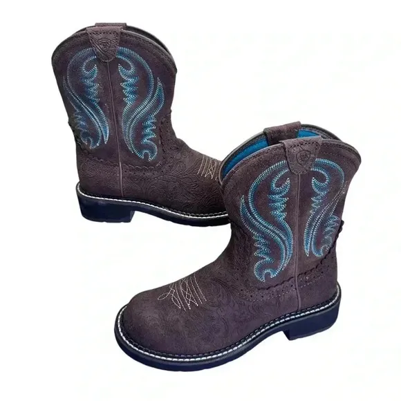 Ariat Fatbaby Heritage Brown Leather Boots Style# 10020062 Women’s size 6B
