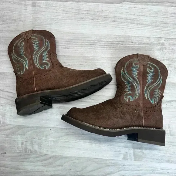 Ariat Fatbaby Heritage Brown Leather Boots Style# 10020062 Women’s size 6B