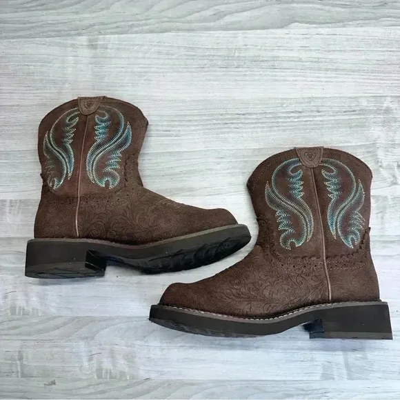 Ariat Fatbaby Heritage Brown Leather Boots Style# 10020062 Women’s size 6B