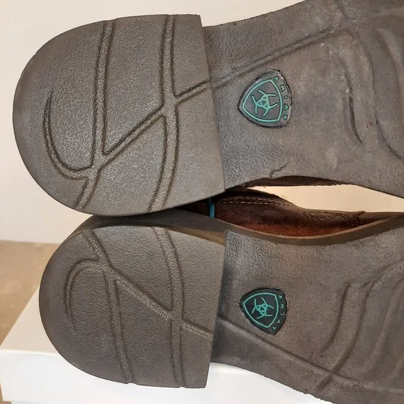 Ariat Fatbaby Heritage Dapper Western Boots Brown Leather 10016238 Women Sz 6.5B