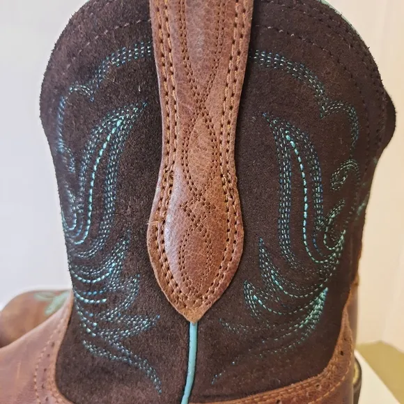Ariat Fatbaby Heritage Dapper Western Boots Brown Leather 10016238 Women Sz 6.5B