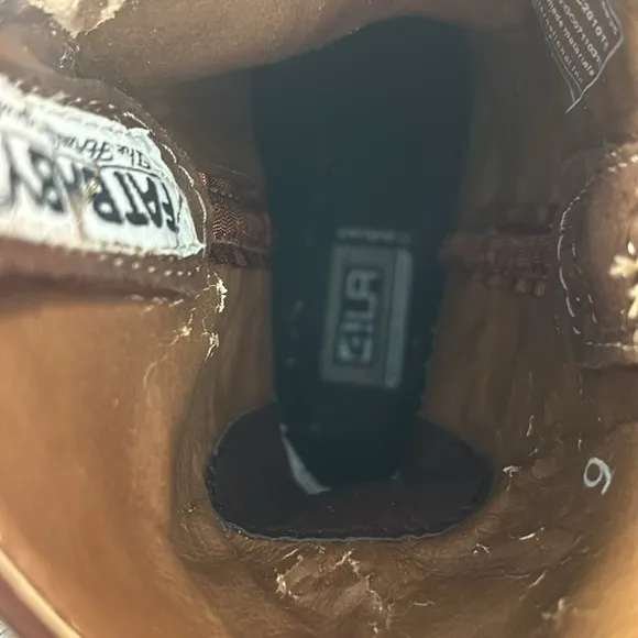 ARIAT FATBABY LEATHER BOOTS SIZE SIX
