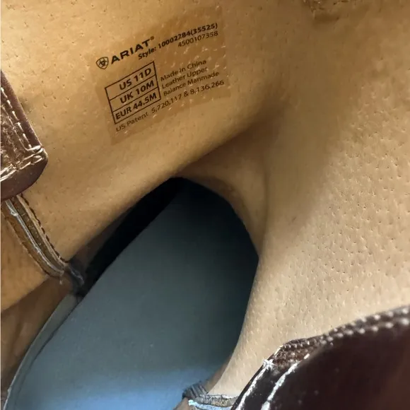Ariat Hertiage Men’s Boots Size 11 D