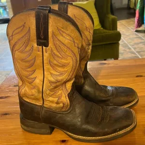 Ariat leather Cowboy Boots men’s Size‎ 9D Style 10034045