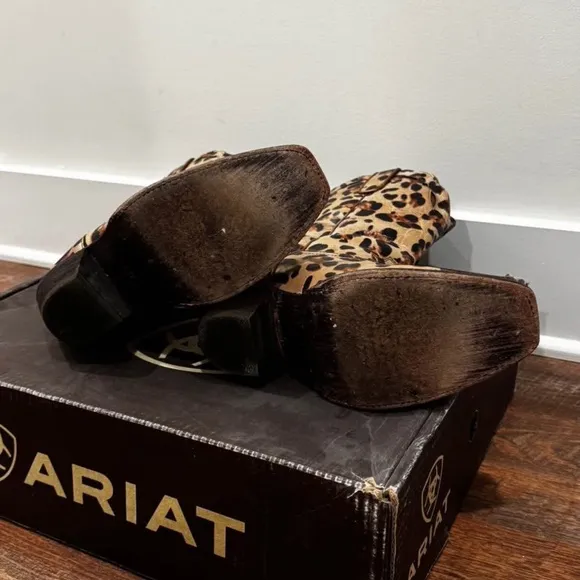 Ariat Leopard Larue Size 10 Cowboy Boots