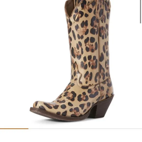 Ariat Leopard Larue Size 10 Cowboy Boots