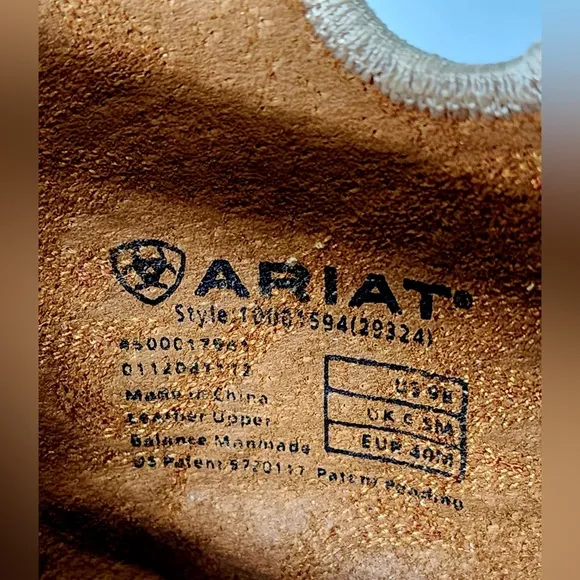Ariat Men’s Heritage Roughstock Style 29324 Size 9B