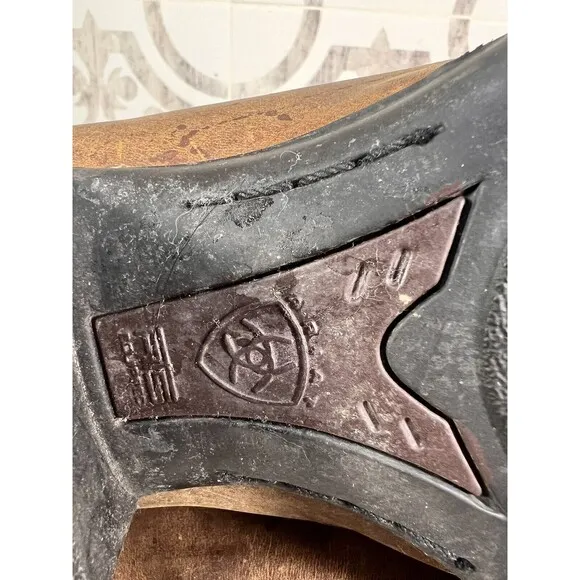 Ariat Men’s R Toe Boots Size‎ 9.5