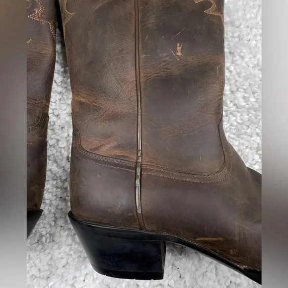 ARIAT Men’s Sedona Western Boots. Leather Cowboy Boots Rounded Toe Wide 9EE