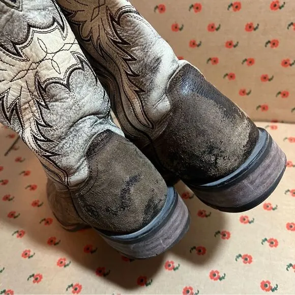 Ariat Men's Crosswire Worn Graphite Square Toe Boots Size 8D