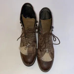 Ariat Women’s ATS Advanced Torque Stabilizer Brown Leather Lace Boots Size 6.5B