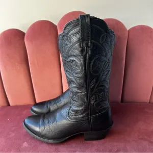 Ariat Women’s Black Western Leather round toes Boots size 6B