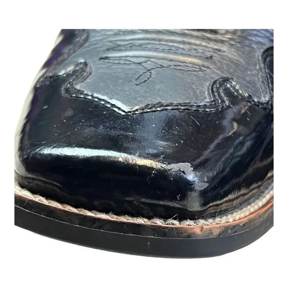 Ariat Women's Leather Slip-On Mule Bootie Square Toe Shoes Black Size 9B