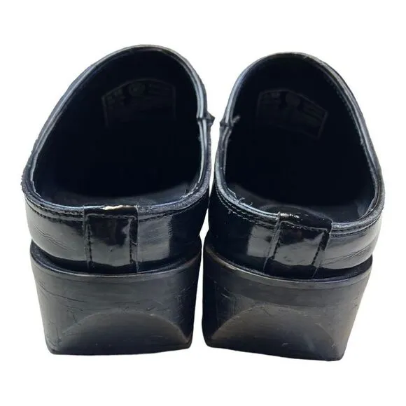 Ariat Women's Leather Slip-On Mule Bootie Square Toe Shoes Black Size 9B