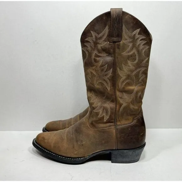 Ariat Heritage Cowboys Boots 34725 Brown Leather Western Men’s Size 9 D