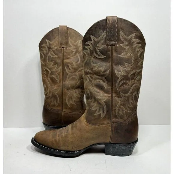 Ariat Heritage Cowboys Boots 34725 Brown Leather Western Men’s Size 9 D