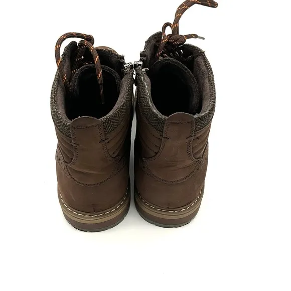 Arkbird Brown Leather Oxfords Ankle Boots w/Zipper FZN2019806 Men Size 11