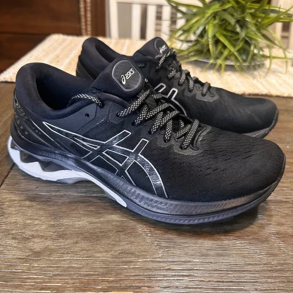Asics GEL-Kayano 27 Running Shoes Cushioning Athletic Sneakers Black US 8 Womens