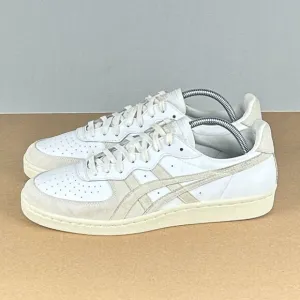 Asics Onitsuka Tiger GSM Leather Athletic Shoes Mens 7 White Beige Low Top