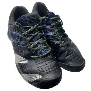 Babolat Vibrakill Men's Sz 11 Blue Black Green Michelin Non Marking Tennis Shoes