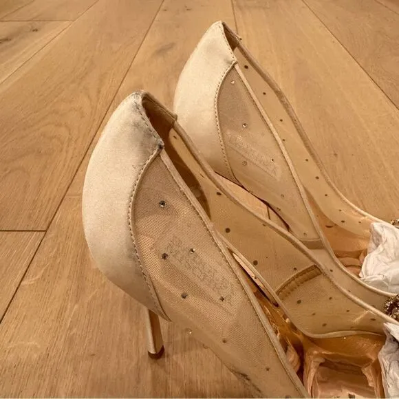 Badgley Mischka BrandQuintana Crystal Ornamented Pump