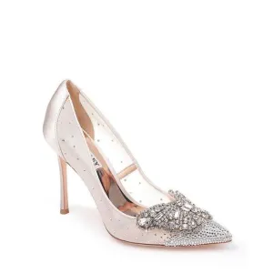 Badgley Mischka BrandQuintana Crystal Ornamented Pump