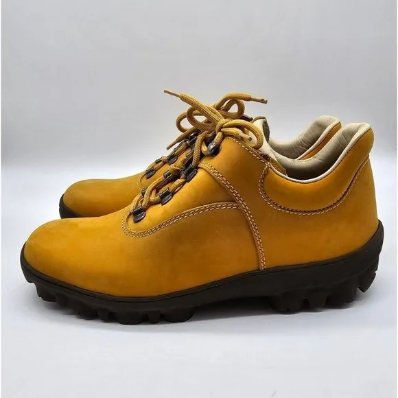 Bally Exedo Golden Wheat Color Scott Hiking Shoes Men's Size 7.5 New Without Box