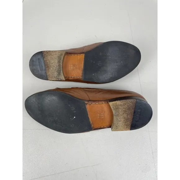 Bally Shoes Mens 9.5 EEE Brown Arciduca Monk Strap Kiltie Loafers Slip On Fringe