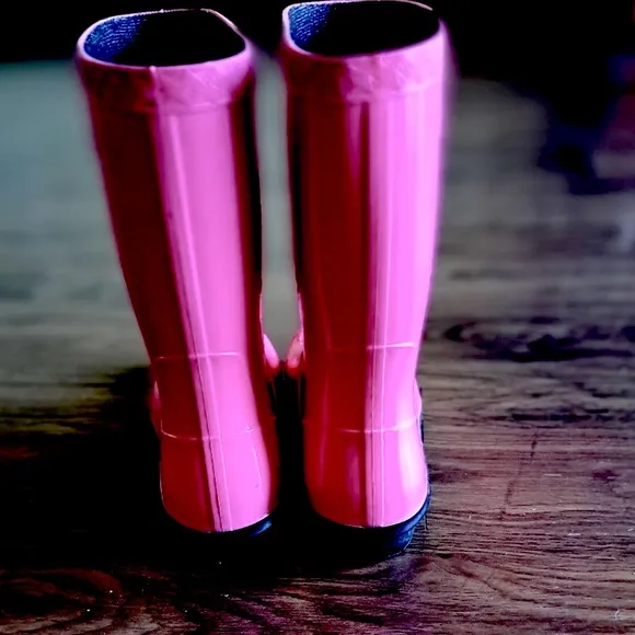 Barbie Pink Rain Boots Size 5