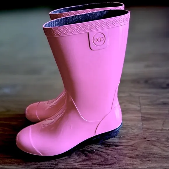 Barbie Pink Rain Boots Size 5