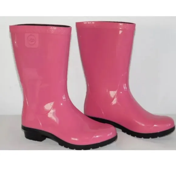 Barbie Pink Rain Boots Size 5