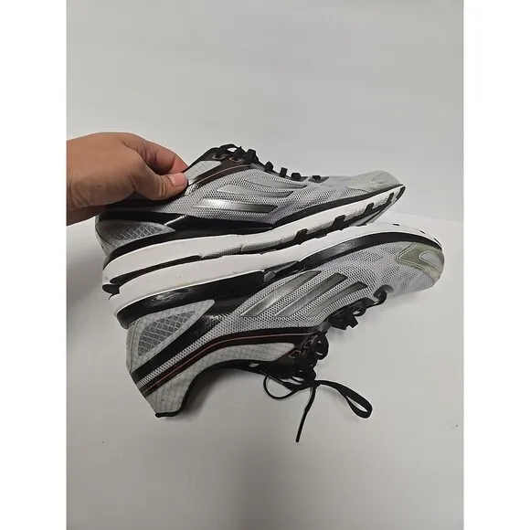 BARELY USED Adidas AdiZero Rush Running Shoes Mens 11 1/2 Silver Black 104860597