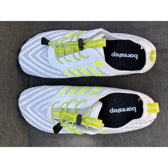 Barestep White/Yellow/Black Non-Slip Barefoot Shoes Size EU 45 US Mens 11.5