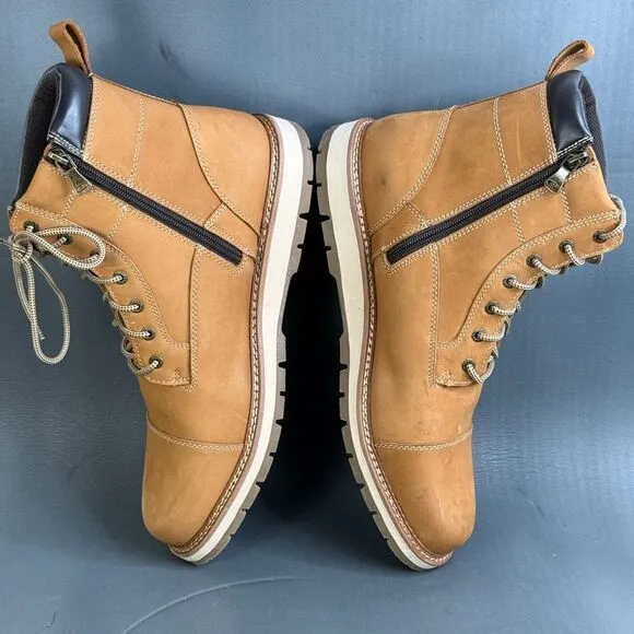 BASS Men’s Mike Boots brown leather men’s size 13