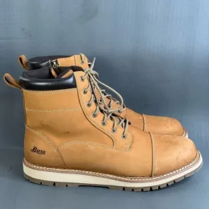BASS Men’s Mike Boots brown leather men’s size 13