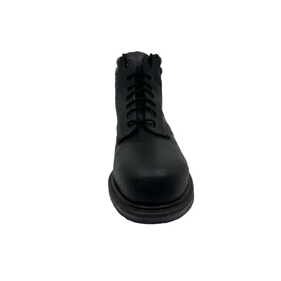 Bates Uniform Footwear Steel Toe Men Size 12M Black Leather 00932 NOS IN BOX