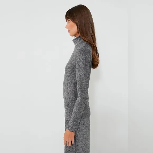 Baum und Pderdgarten Jacka Shimmer Gray Turtleneck