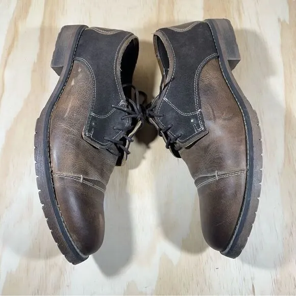 Bed Stu Cap Toe Distressed Lace Up Shoes Men’s Size 12