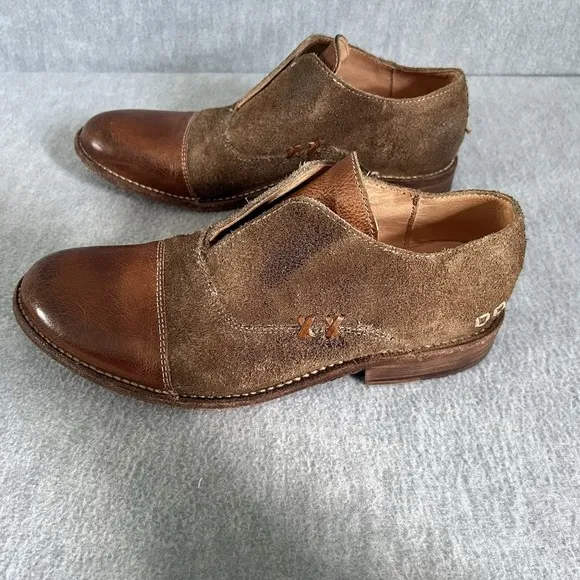 Bed‎ Stu Cobbler 9.5 Womens Leather Suede Slip On Flats Shoes Boots Organic