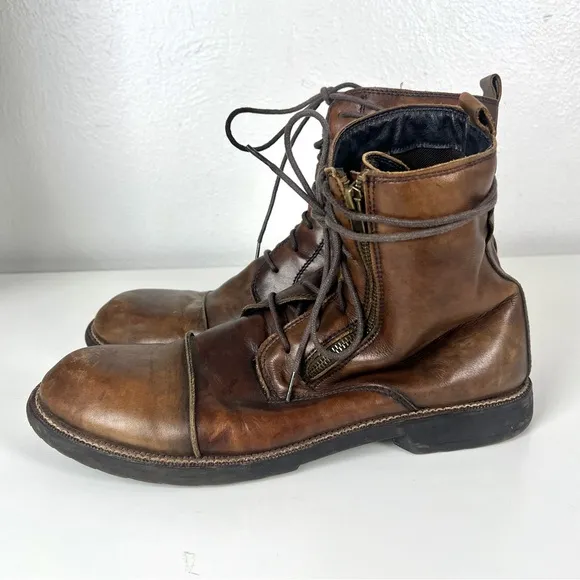 Bed Stu Men’s Patriot Leather Brown Boots