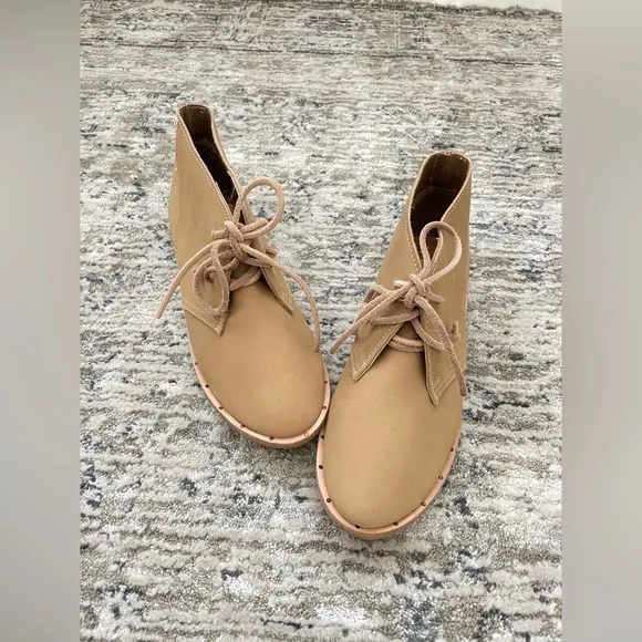 BEEK Bunting Chukka Boots Womens Size 7.5 Lace up Leather Suede