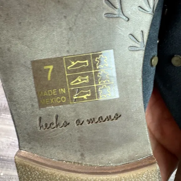 BEEK Siskin Studded Charcoal Slip-On Mules size 7 $320 - read below