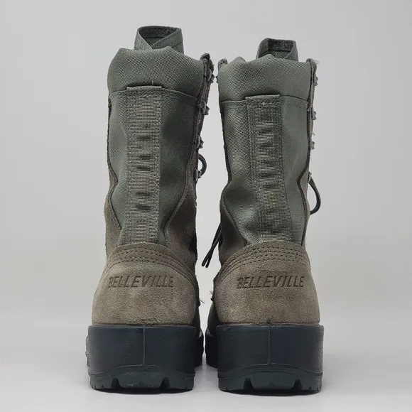 Belleville USAF 600 St Hot Weather Steel Toe Combat Boots Men Size 7 Pre-owned