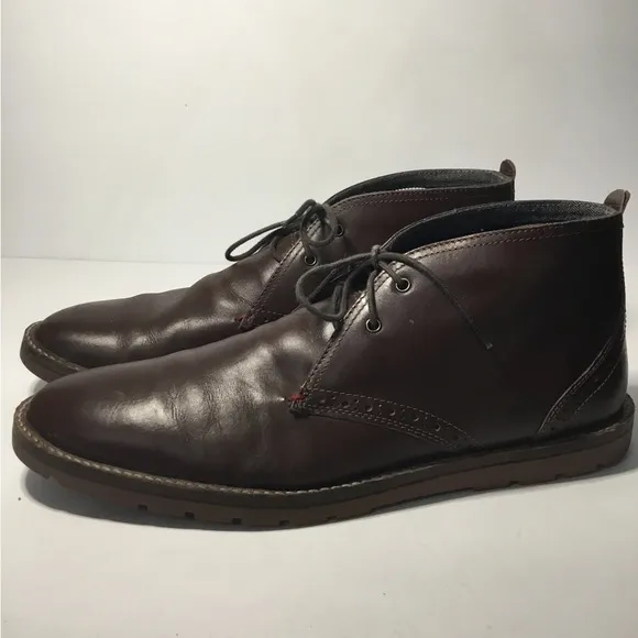 Ben Sherman Men’s Oliver Brown Chukka Boots Size 11
