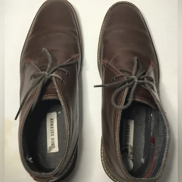 Ben Sherman Men’s Oliver Brown Chukka Boots Size 11