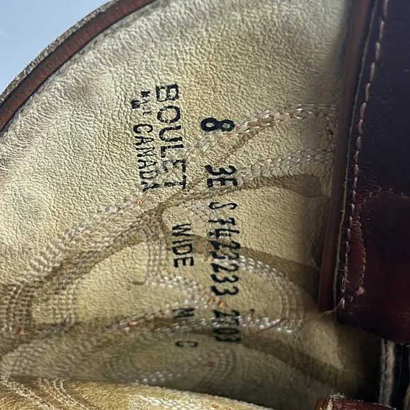 Biltrite Brown Leather Western Cowboy Boots Men’s Size 8