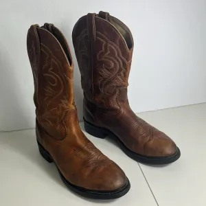 Biltrite Brown Leather Western Cowboy Boots Men’s Size 8