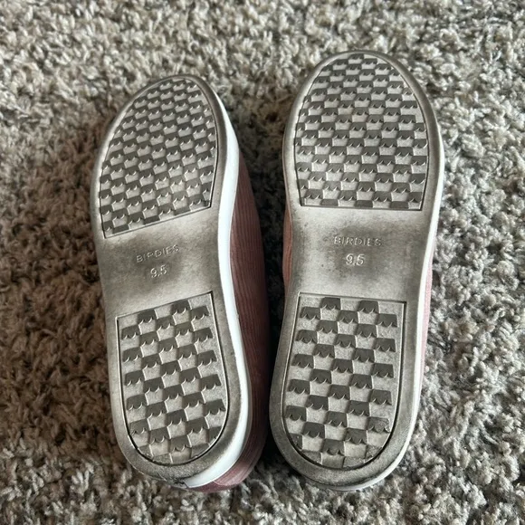 Birdies The Swift Corduroy Slip On Sneakers Women’s Size 9.5 Carnation P…