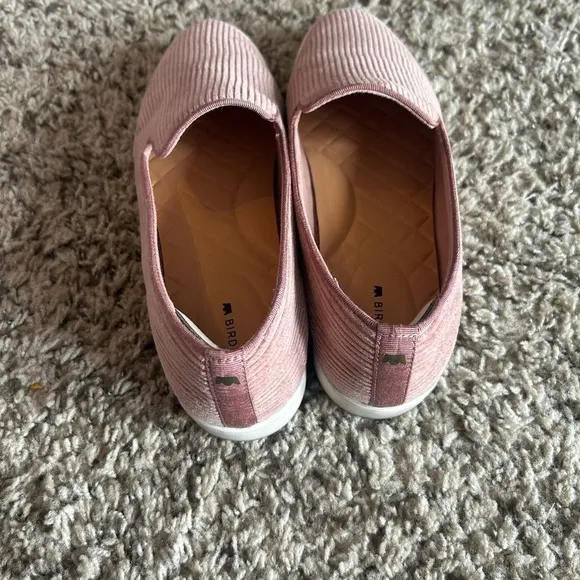 Birdies The Swift Corduroy Slip On Sneakers Women’s Size 9.5 Carnation P…