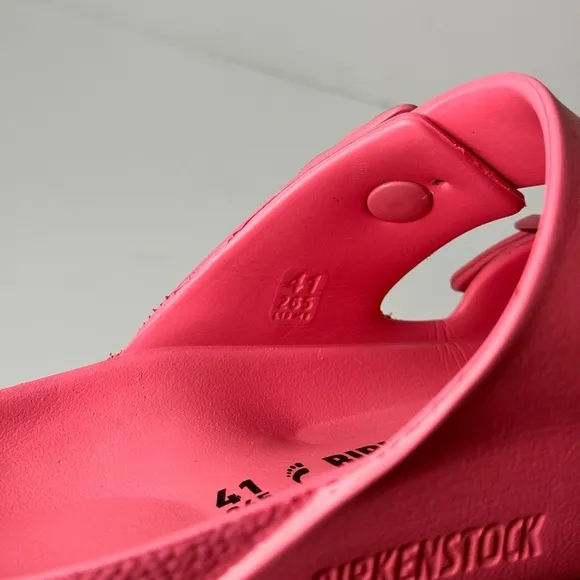 Birkenstock Arizona Eva Narrow Shoes Size 41 Coral-Pink